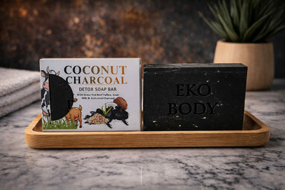 Coconut Charcoal Detox Soap - Bundle of 4