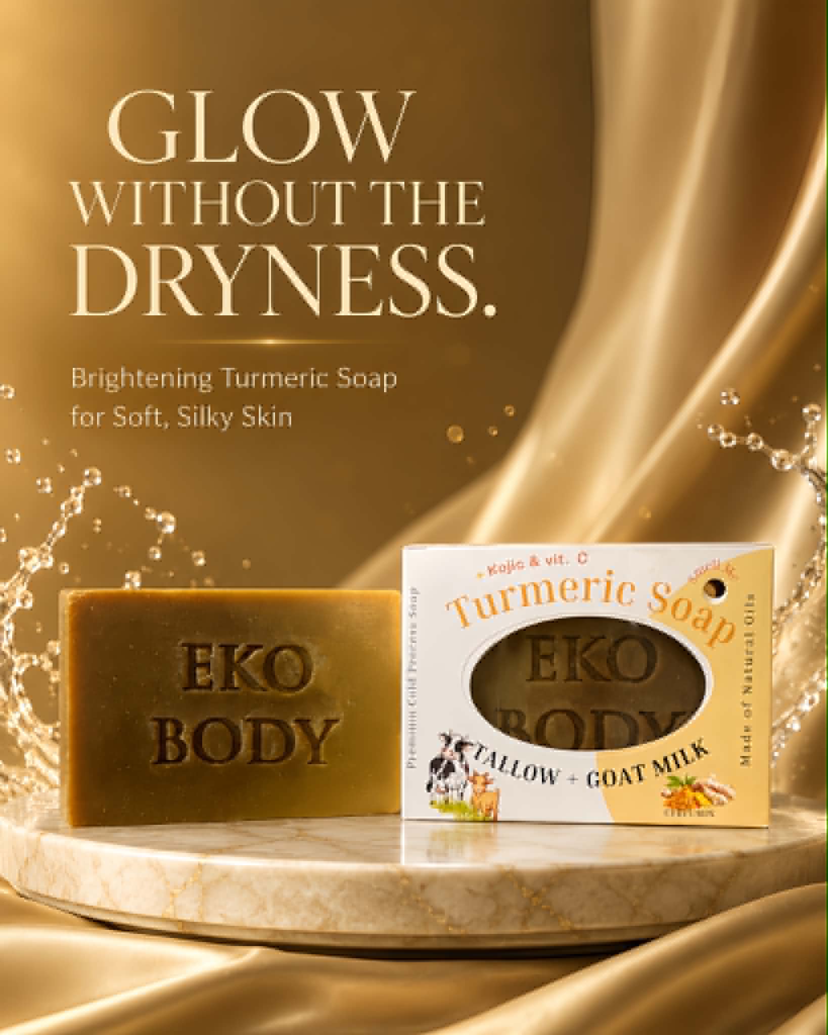 Turmeric Soap | Melasma | Brightening | Dull-Aging Skin | Uneven Skin Tone Soap