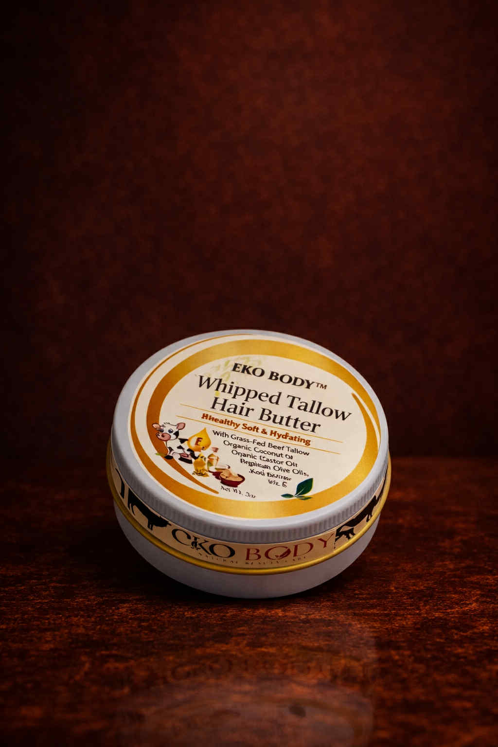 Whipped Tallow Hair Butter - Trial size 3oz